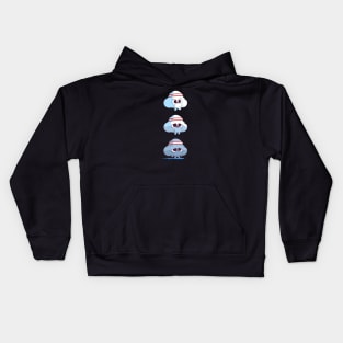 Cloudy workout Kids Hoodie